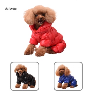 vo invierno moda caliente de cuatro patas color sólido suave perro cachorro abrigo ropa para mascotas