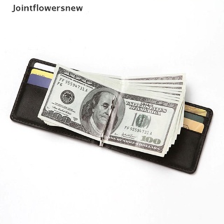 [JFN] Cartera RFID De Cuero Para Hombre/Billetera Con Clip De Dinero/Bolsillo Delantero/Tarjetero Para Tarjetas De Crédito De Di