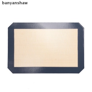 banyanshaw - alfombrilla de silicona antiadherente para hornear macaron, resistente al calor, bandeja co (4)