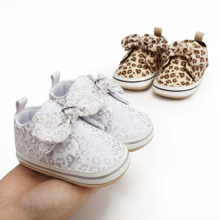 WALKERS Bebé niñas zapatos de lona Unisex bebé suave antideslizante suela niño cuna primeros caminantes zapatillas de deporte 0-18 meses lindo arco/bebés Ourfairy88.Br