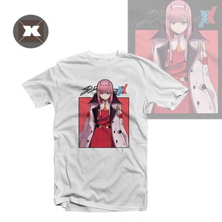 hot darling in franxx - zero two anime camiseta de manga corta moda casual tops unisex suelta camiseta de buen aspecto promoción