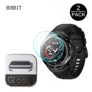 2 piezas para huawei watch gs pro protector de pantalla antiarañazos vidrio templado 2.5d 9h smart watch película protectora de vidrio