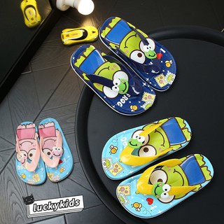 Nuevo verano lindo niños de dibujos animados rana antideslizante zapatillas bebé niños niñas de dibujos animados animales chanclas zapatos sandalias
