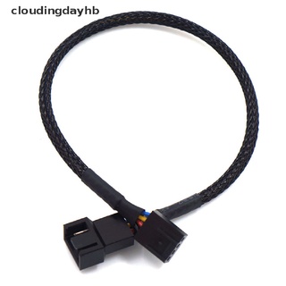 cloudingdayhb 1.3ft 40cm cobre 4pin/3pin pwm ordenador caso ventilador extensión cable de alimentación productos populares