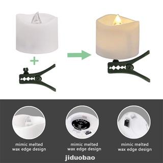 9 pzs lámpara de vela LED realista de larga duración multiusos sin llama para decoración del hogar