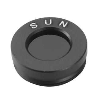 [Myn] accesorios para telescopios astronómicos 0.965 «/1.25» negro filtros para sol ocular