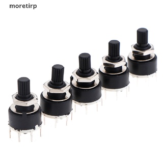 moretirp sr16mm interruptor giratorio 2 polos 3 4 posición 1 polo 5 6 8 posición eje banda interruptor co