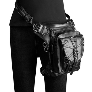 🚚Envío rápido🚚 Punk bolso de cintura bolso de hombro monedero Vintage gótico Steampunk bolsa de motocicleta