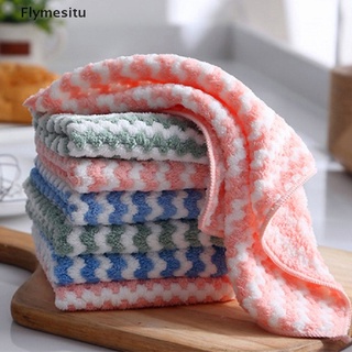 [flymesitu] 1 pza escamas de lana de coral para limpiar paño de cocina/toalla de cocina para limpiar platos.