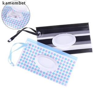 Kamem 1Pc Portable baby wipes bag pouch outdoor easy-carry clean wet wipes bags .