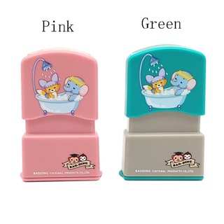 Yola niños nombre sello ropa de bebé impermeable nombre sello nuevo Kindergarten ropa de dibujos animados zapatos lavables color/Multicolor (3)