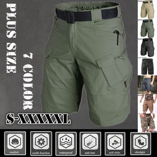 Ins pantalones cortos impermeables tácticos de carga pantalones cortos para hombre táctico militar ejército de carga de combate camuflaje pantalones S-5XL