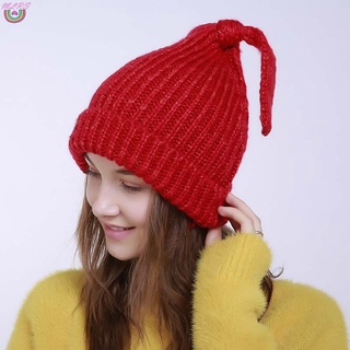 Ms mujeres caliente sombrero de punto lindo conejo oreja gorra ganchillo gorra de punto suave sombrero (1)