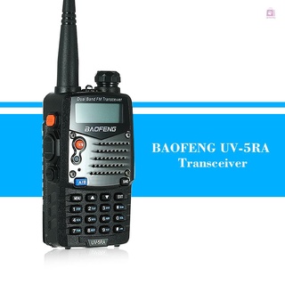 BAOFENG UV-5RA Radio Bidireccional 136-174/420-520 MHz Doble Banda VOX Función De Alarma LED Linterna Interphone Walkie Talkie Transceptor