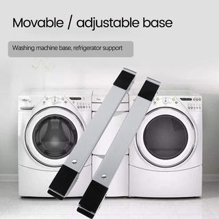 Soporte Universal para lavadora, base ajustable para refrigerador, modelo de actualización móvil, soporte móvil de 24 ruedas