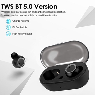 [Nuevo] Y50 Wireless 5.0 Auriculares Deportivos Con Compartimento De Carga