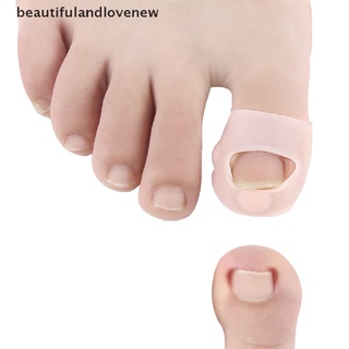 [hermosa y encantadora] 1 par de separadores del dedo del dedo del pie de la unión del pie herramienta de cuidado de los pies silone tela hallux valgus corrección