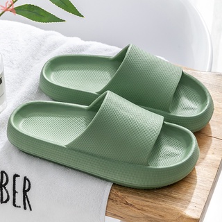 Q nuevas zapatillas antideslizantes suaves de 4 cm con suela gruesa para baño suave sandalia antideslizante parejas en casa (7)