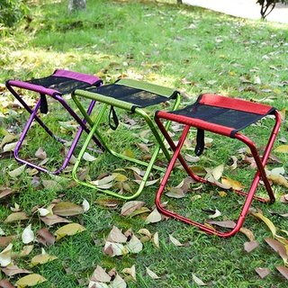 Silla plegable Camping Mini al aire libre Oxford tela portátil impermeable 1x