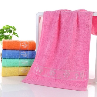 Junyan cómodo 1 pieza de baño suave para niños adultos baño limpieza paño toallas de mano pelo toalla cara/Multicolor (8)