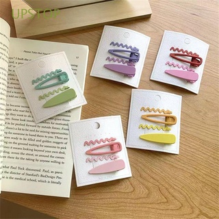 UPSTOP Hair Accessories Hair Clip Cute Clip Bangs Frosted Hairpin for Girls Women Candy Color Fashion Metal Pin/Multicolor