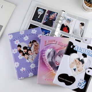 200 bolsillos a5 binder coreano ins vaca álbum kpop álbum de fotos tarjeta de almacenamiento titular con 25pcs mangas (1)