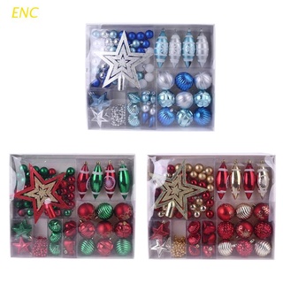enc - juego de bolas decorativas para árbol de navidad, decoración de navidad