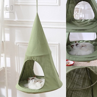 VTG Cats hamaca transpirable acogedora en forma de cono colgante cama gatito descanso asiento soleado