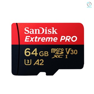 Tarjeta De memoria Sandisk Extreme Pro 64gb Microsd U3 C10 A2 V30 4k tarjeta Tf De 170mb/S/lect 90mb/S/S/tarjeta De memoria