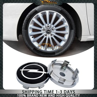 4 tapas de cubo de llanta central de rueda de coche de 60 mm para opel wheels car styling insignia hubcap (1)
