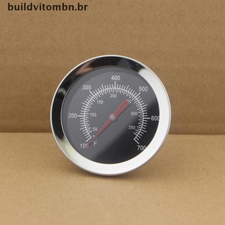 [Nuevo] termómetro/Medidor Bimtálico De acero inoxidable doble Para barbacoa/herramienta Para cocinar 700 grados (Buildvitombn) (1)