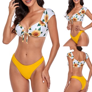*DMGO*=Women Bandeau Bandage Bikini Set Push-Up Brazilian Swimwear Beachwear Swimsuit