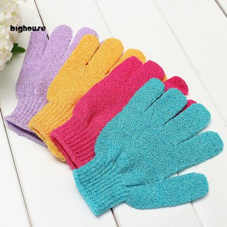 BH_1x guantes exfoliantes para ducha/guantes exfoliantes/masaje/masaje Spa/manga de baño
