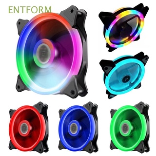 ENTFORM Fashion PC Computer Case Fans Ultra Silent Radiator LED Accessories New 120MM Cooler Fan Cooling Fan