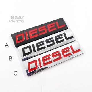1 x metal diesel letra logotipo auto coche trasero emblema insignia pegatina de reemplazo universal