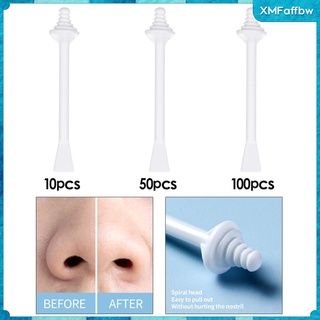 2 en 1 nariz cera palos espátulas para la nariz limpieza nasal depilación