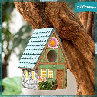 alimentador de pájaros colgante para el jardín, novedad nido de pájaros caja de jardín (3)