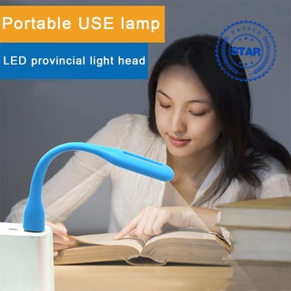 Mini luz USB LED portátil luz para banco de energía portátil lámpara de lectura noche A9D7