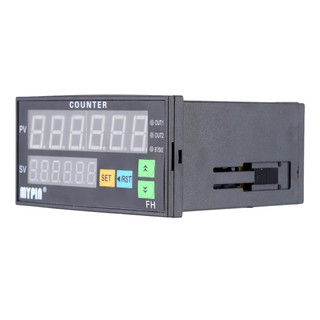 90-260v ac/dc contador digital longitud medidor de lote 1 salida de relé preestablecido (2)