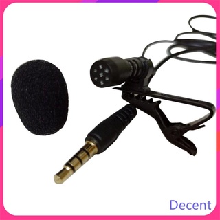 jinkai mini micrófono de solapa de 3.5 mm/micrófono lavalier con clip para conferencia