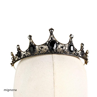 mign Vintage Crystal Rhinestone Bridal Queen Crown Tiara for Wedding Party