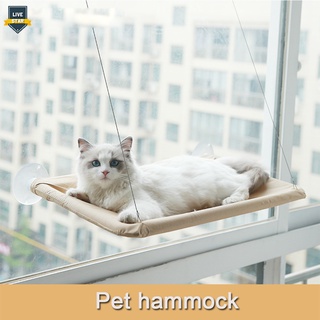 Ls gato asiento de descanso perca ventana hamaca mascota colgando camas para dormir montaje mascota gato hamaca cómodo gato cama
