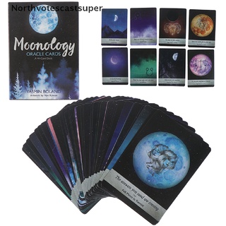 northvotescastsuper 44 cartas moonology oracle cards deck guidebook boland magic tarot deck game nvcs