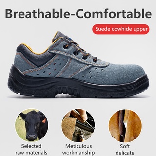 zapato nike Zapatos de seguridad Zapatos con puntera de acero Transpirable Anti-rotura Anti-pinchazo Zapatos de trabajo ligeros Botas de seguridad kasut (6)
