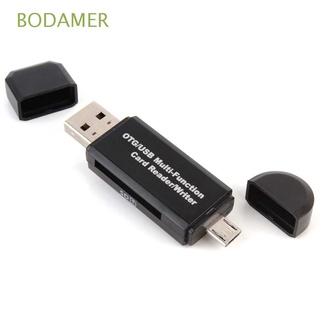 BODAMER Multifunctional SD Card Reader Support SD/TF Card USB 2.0 Card Reader Card Reader OTG Adapter OTG Flash Drive Adapter Adapter USB 2.0 Micro TF/SD Cardreader OTG Hub/Multicolor