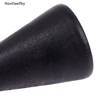 honfawfby - soporte de anillo de madera para cono, anillo de dedo, joyería, organizador de almacenamiento *venta caliente (4)