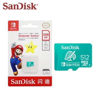 SanDisk Nintendo Tarjeta micro SD De Alta Velocidad 32GB 64GB 128GB 256GB