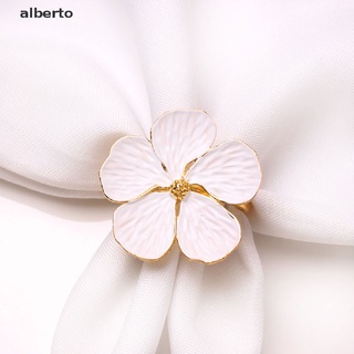 [alberto] servilleta simple de ciruela de boda, 5 pétalos, flor de la suerte, servilletas, anillos [alberto]