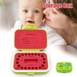 Caja De almacenamiento De dientes Para bebés juego De dientes caja De dientes Para niños y niñas