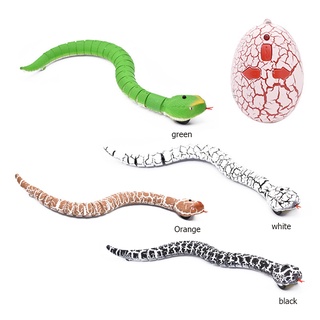 ◈Babyking1am◈Terrible Prank Toys Funny RC Snake Infrared Remote Control Egg Rattlesnake